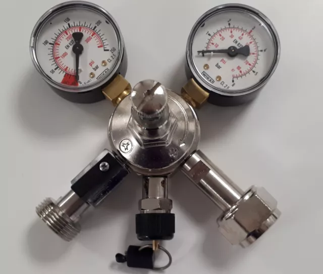 Reducteur de pression, régulateur de pression, détendeur - CO2, pour AFG  7bar, 1 ligne | tireusesabiere.fr