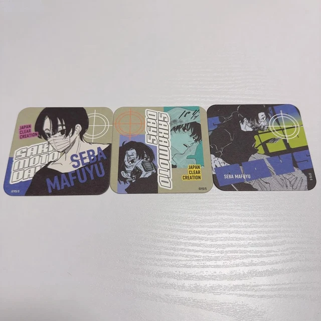 SAKAMOTO DAYS ART Coaster Set Sewa, Personajes de Invierno y