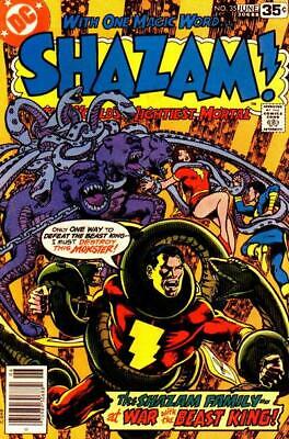 SHAZAM #35 F/VF, original CAPTAIN MARVEL, DC Comics 1978 Stock Image