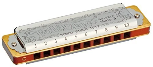 *TOMBO dragonfly 10 Halls harmonica A tone folk blues mark II 1210