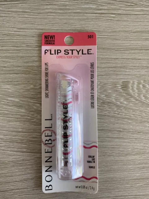 Bonne Bell Flip Style Chillin Like Vanillin Light Shimmering Lip Shine Sealed