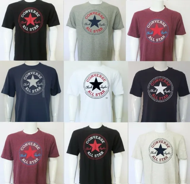 CONVERSE ALL STAR CHUCK TAYLOR CREW NECK 100% COTTON T-SHIRT sz S, M, L, XL, XXL