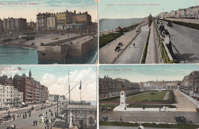 4 x  BRIGHTON Postcards      Sussex   ( W58)
