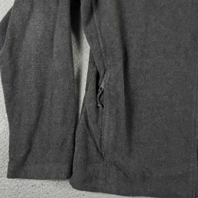 COLUMBIA JACKET MENS Large Gray Fleece Casual Full Zip Up Sweater * $24 ...