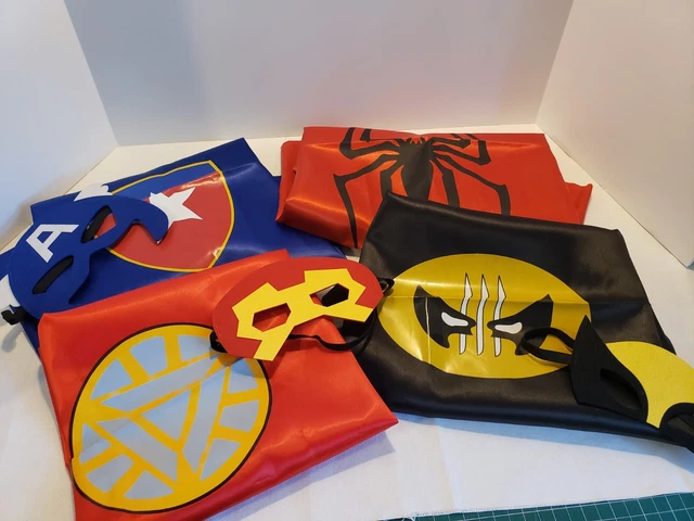 Kids Superhero Costumes -  - Iron Man, Captain America, Spiderman, Wolverine
