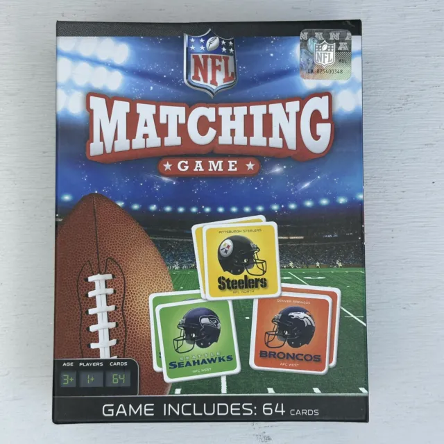 Official NFL Football Mascots Matching Cards Game Brand NEW SEALED FREE SHIPPING