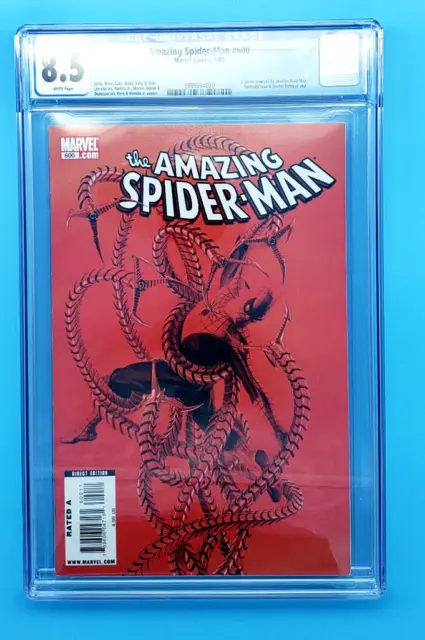 ☢️Amazing Spider-Man #600 Cgc 8.5 ☢️Alex Ross Cover ☢️Marvel Comics 2009☢️