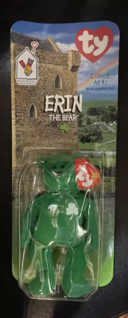 McDonald's TY Beanie Babies RARE 1999 Erin NIB Sealed