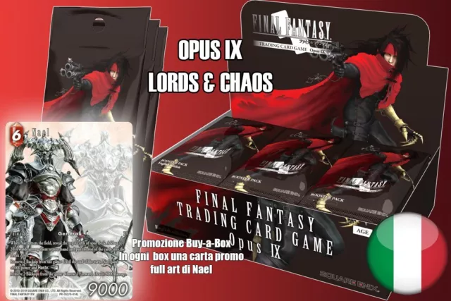 Final Fantasy Tcg Opus Ix Boosters Box Ita 36 Buste