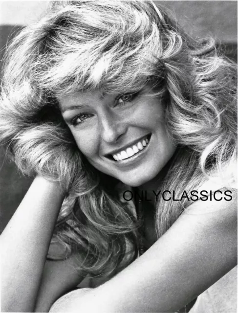 Sexy Hot Blonde Hair Farrah Fawcett 8X10 Photo Pinup Cheesecake Charlies Angels