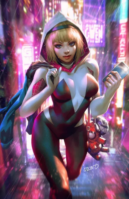 Amazing Spider-Man #35 (Derrick Chew Exclusive Spider-Gwen Virgin Variant)