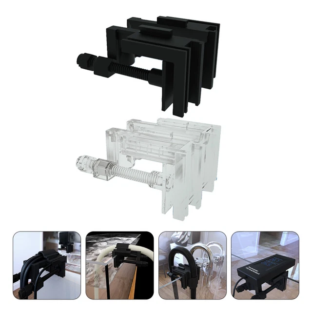 2 Pcs Aquarium Pipe Clip Securing Clip Retainer Holder Sucker