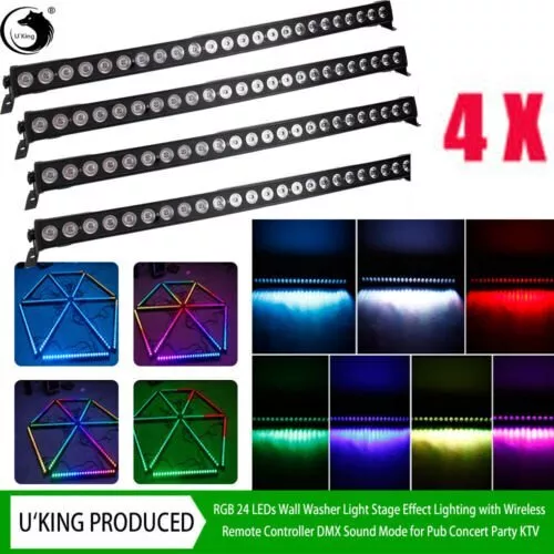 24 LED 24*3W Wall Washer Light RGB Stage Light Bar DMX Party Stage Lighting 3