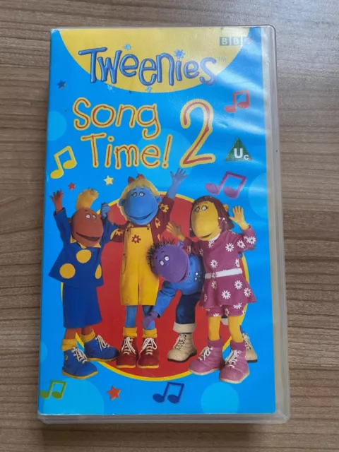 Bbc Tweenies Vhs Video Tape Song Time 2 New & Traditional Songs