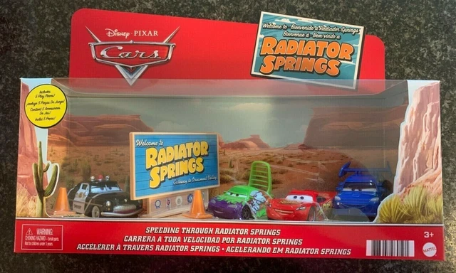 CARS - SPEEDING Through Radiator Springs Wingo/DJ/McQueen - Mattel ...
