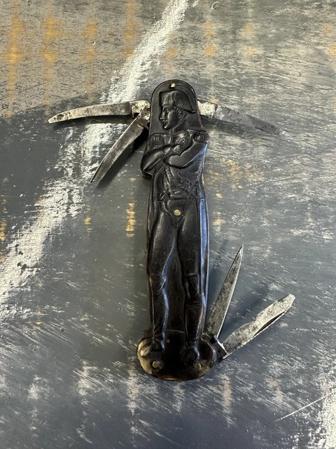 Napoleon I, Taschenmesser mit NAPOLEON + JOSEPHINE , selten und sehr schön