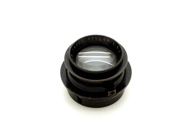 RARE OBJECTIF H. ROUSSEL PARIS STYLOR 112 mm F 5.7 ( Like Berthiot