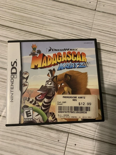 Madagascar Game Script MADAGASCAR KARTZ NINTENDO DS Complete CIB Racing Game Activision Kids ...