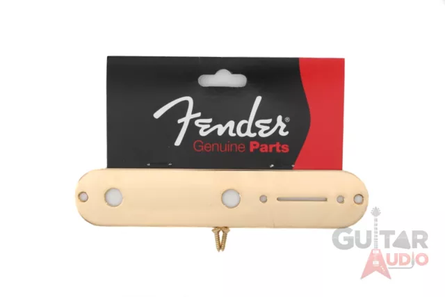 Genuine Fender USA & Mex Telecaster/Tele Original Vintage GOLD Control Plate