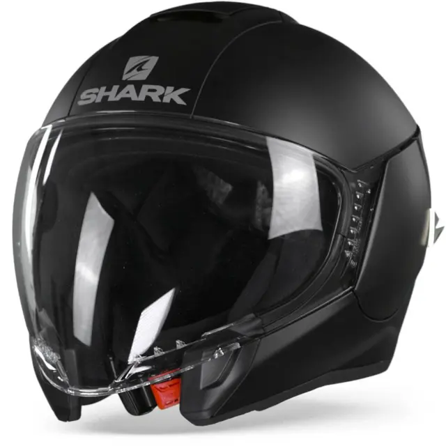 Shark Citycruiser KMA Blank Matt Black Jet Helmet