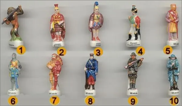 2002 Arguydal Soldati A Tavers Il Temps Statuina Porcellana 3D a Scelta
