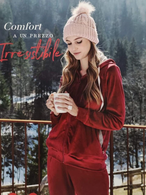 Felpa ciniglia deals donna