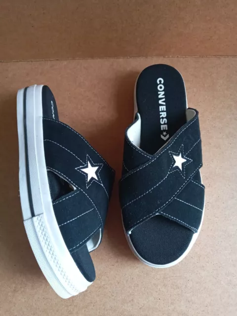 Converse All Star black x strap platform sandals uk 5 eur 38