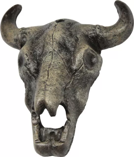 STEER COW SKULL BEER BOTTLE OPENER Wall Mount Cast Iron Country Western Decor