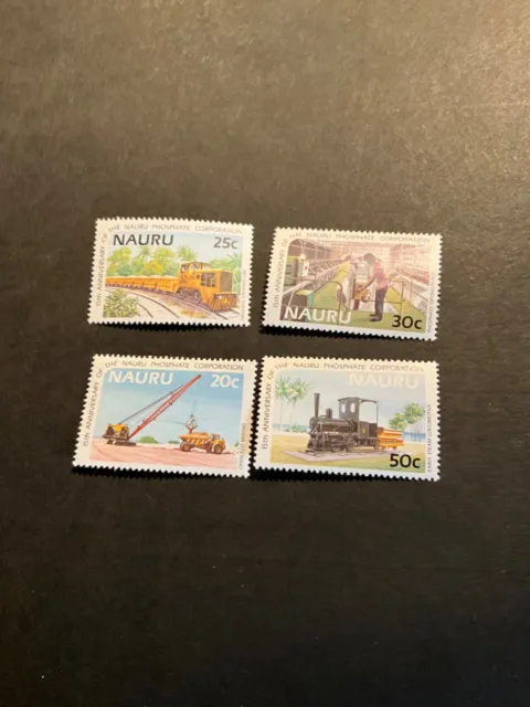 Stamps Nauru Scott #307-10 never hinged