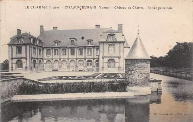 Cpa 45 Le Charme Chapcevrais Chateau De Chatres
