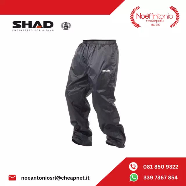 Shad Pantaloni Impermeabili Anti Pioggia Anti Vento Unisex X0Sr20