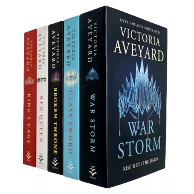 Victoria Aveyard ,5 Books Collection Set Red Queen, Glass Sword, King'S Cage