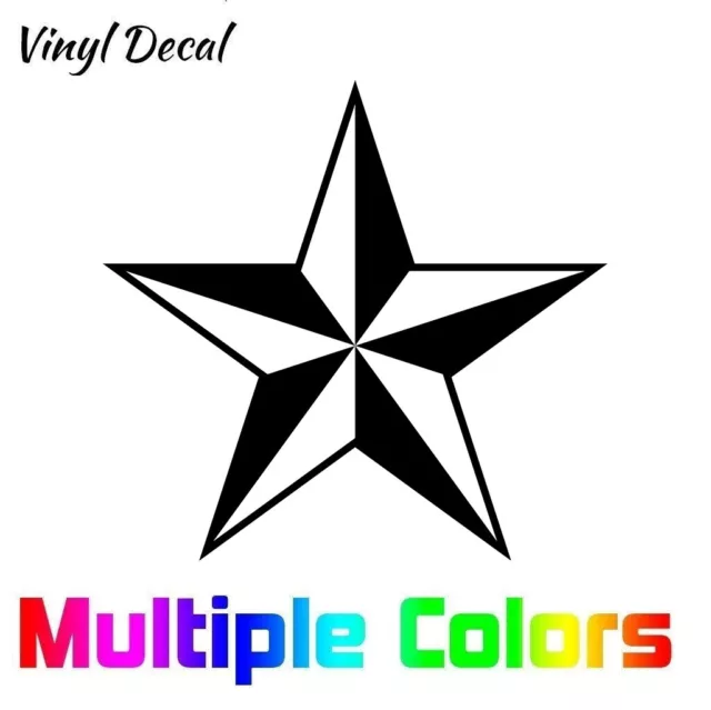 Nautical Star Decal Texas Lonestar Sticker Logo  Symbol