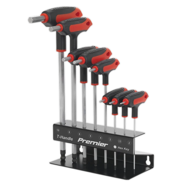 Lot De Clés Hexagonales En T 8-14 Mm Avec Poignée Ergonomique – Coffret Douilles Métal (neuf)