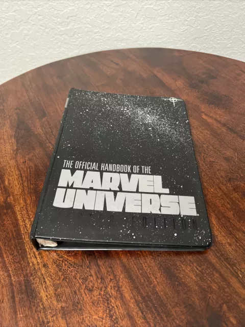 The Official Handbook of Marvel Universe Marvel Master Edition w/Binder