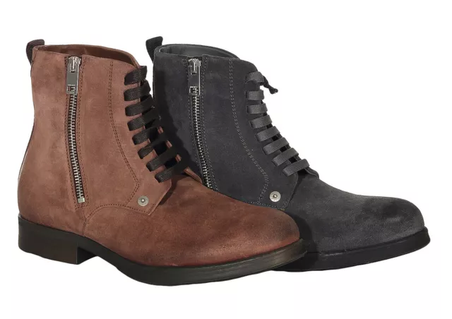 Diesel Chaussure D-VICIOUS Bottes en Cuir Bottines Cheville Neuf