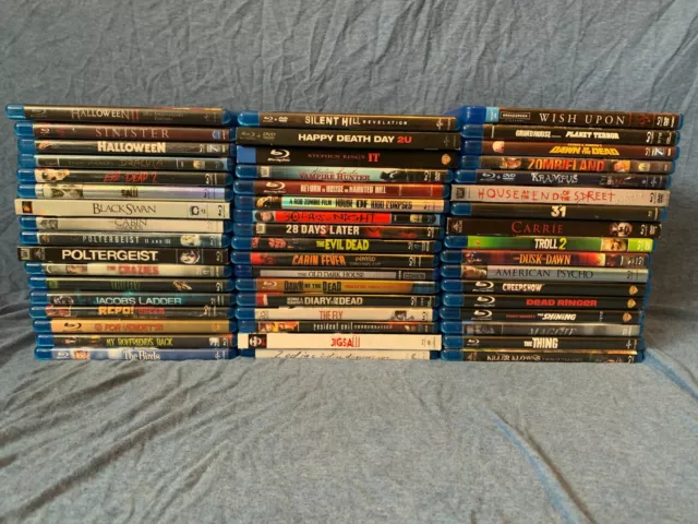 Horror Thriller Bluray Liquidation Sale! Tons of Blu rays To Pick From! Discount