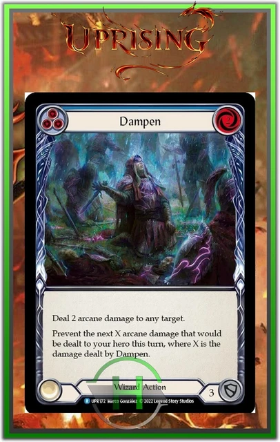 Dampen Blue - FAB:Uprising - UPR172 - Carte Officielle Anglaise