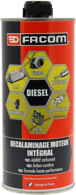 Huile-Additif decalaminage moteur integral diesel curatif - FACOM - 1L FACOM