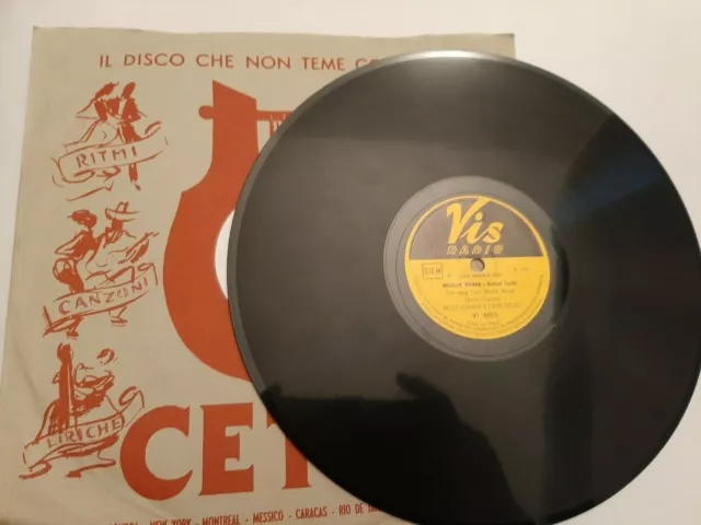 Disco Vinile  78 Giri - Vis Radio - Moulin Rouge - Blues -