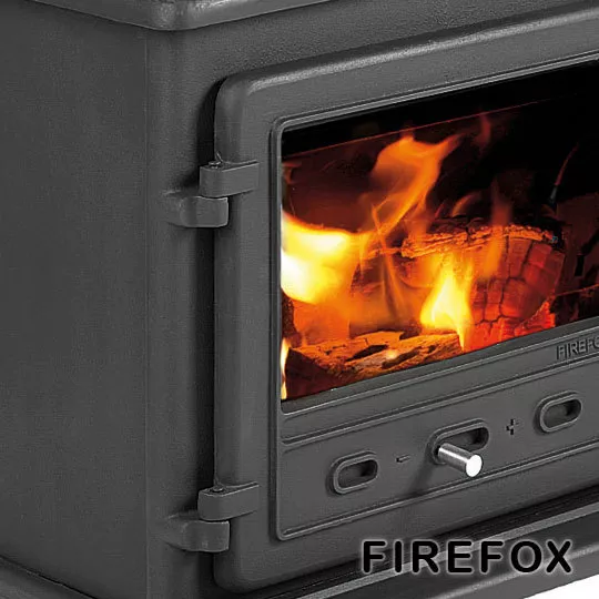 Stove Fire Glass Firefox 8 370 x 225mm x 4mm High Quality Robax Glass