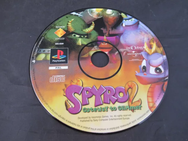 Sony Playstation 1 PS1 Game Spyro 2 Gateway to Glimmer Disc Only