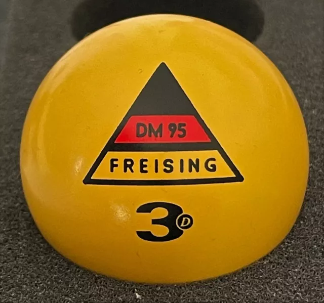Minigolfball 3D DM 95 Freising KL, unmarkiert / ungespielt
