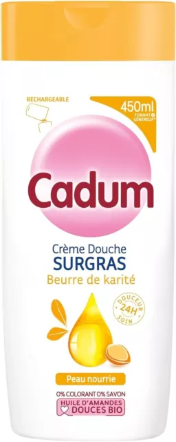 Cadum - Crème Douche Surgras Pour Bébé - Buerre de Karité - 450ml