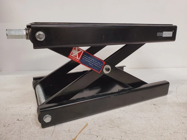 Vivohome Steel Scissor Lift Jack with Wide Platform