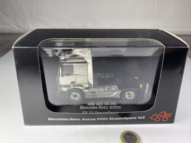 NZG 1:50 MB ACTROS Nr 84601 Mercedes Benz Sattelzugmaschine Szm Chrom Fh 23