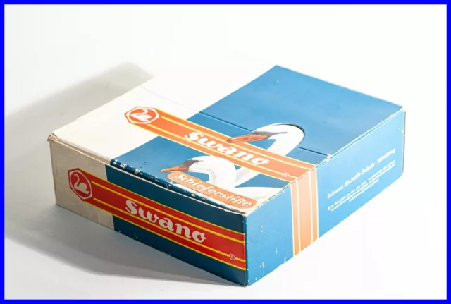 Um 1950er J. Schwan- Bleistift- Fabrik " Swano" Pappschachtel für Schieferstifte