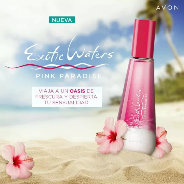 Avon EXOTIC WATERS PINK PARADISE Eau de Toilette Spray for Women 50ml/1.7 fl.oz.