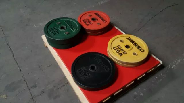 IVANKO BUMPER RUBBER CALIBRATED Weight Plates Powerlifting