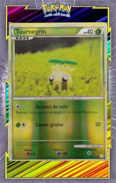 Tournegrin Reverse-HS01:HeartGold SoulSilver-85/123-Carte Pokemon Français